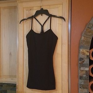 Lululemon Power Y Black Sleeveless Tank Top